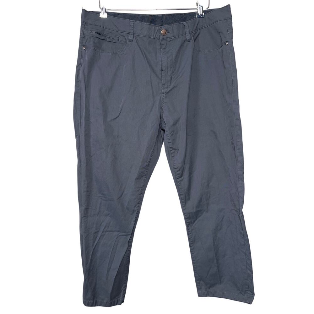 English Laundry Gray 40x30 Men's Dress Chino Pants Forged Iron Gray